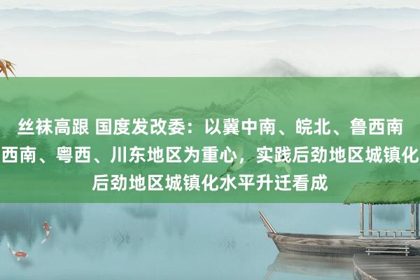 丝袜高跟 国度发改委：以冀中南、皖北、鲁西南、豫东南、湘西南、粤西、川东地区为重心，实践后劲地区城镇化水平升迁看成